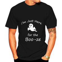 Load image into Gallery viewer, I am just here for the Boo-ze Funny Halloween Tshirt