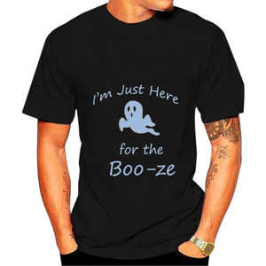I am just here for the Boo-ze Funny Halloween Tshirt