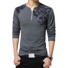 Load image into Gallery viewer, Men&#39;s Long Sleeve Top with fashion print, available in 5 colours